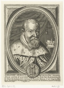 Portret van Johan Georg I