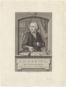 Portret van Johan Hendrik Hering