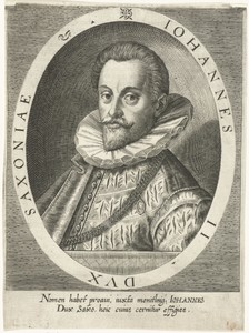 Portret van Johan II hertog van Saksen