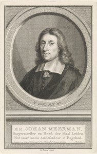 Portret van Johan Meerman
