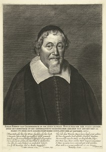 Portret van Johan Rippertsz. van Groenendijck op 69-jarige leeftijd