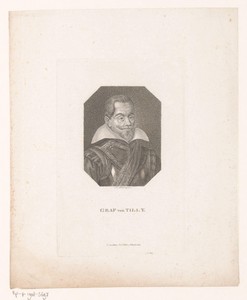 Portret van Johan t'Serclaes graaf van Tilly