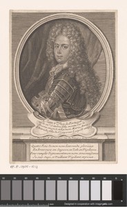 Portret van Johan V, koning van Portugal