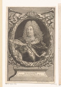Portret van Johan V, koning van Portugal