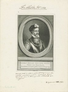 Portret van Johan van der Does