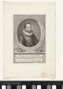 Portret van Johan van der Does