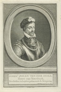 Portret van Johan van der Does