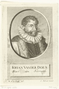 Portret van Johan van der Does, heer van Noordwijk