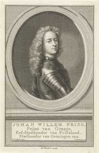 Portret van Johan Willem Friso