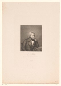 Portret van Johann Adam Klein