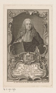 Portret van Johann Adam von Ickstatt