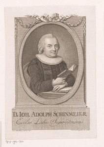 Portret van Johann Adolf Schinmeyer