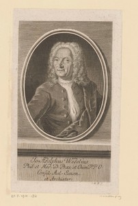 Portret van Johann Adolph Wedel