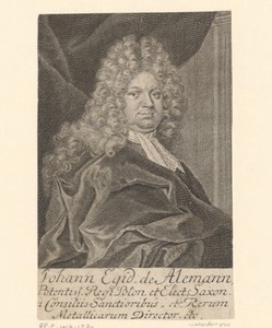 Portret van Johann Ägidius von Alemann