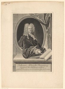 Portret van Johann Albrecht Breuning