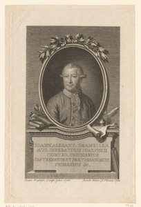 Portret van Johann Alexander von Brambilla