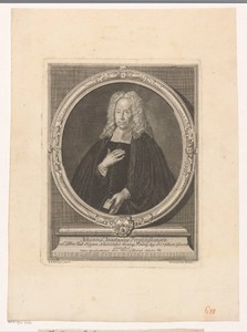 Portret van Johann Anastasius Freylinghausen