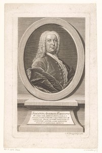 Portret van Johann Andreas Fabricius
