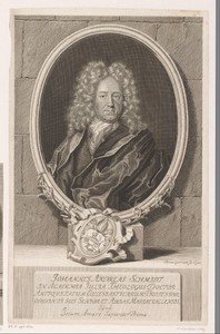 Portret van Johann Andreas Schmidt
