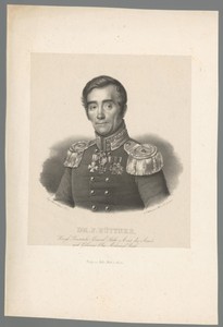 Portret van Johann Arnold Joseph Büttner