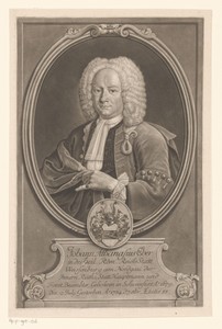 Portret van Johann Athanasius Eber