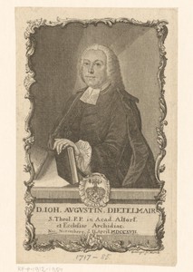 Portret van Johann August Dietelmair