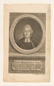 Portret van Johann August Ephraim Goeze