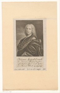 Portret van Johann August Ernesti