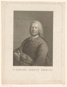 Portret van Johann August Ernesti