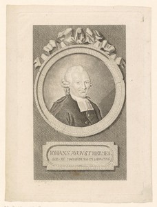 Portret van Johann August Hermes