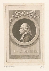 Portret van Johann August Hermes