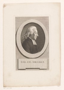Portret van Johann August Noesselt