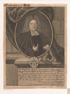 Portret van Johann Avenarius
