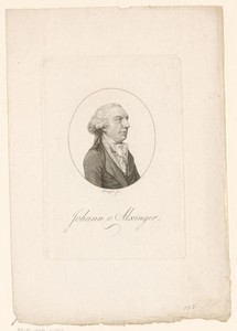 Portret van Johann Baptist Edler von Alxinger