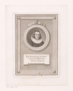 Portret van Johann Baptist Ott