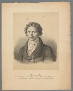 Portret van Johann Baptist von Spix