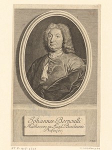 Portret van Johann Bernoulli