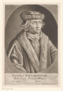 Portret van Johann Böschenstein