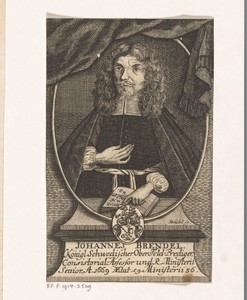 Portret van Johann Brendel