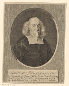 Portret van Johann Brunnemann