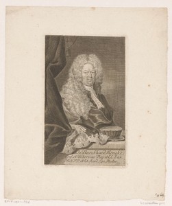 Portret van Johann Burckhard Mencke
