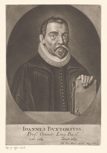 Portret van Johann Buxtorf