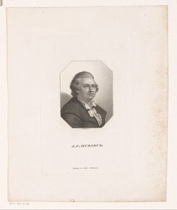 Portret van Johann Carl August Musäus