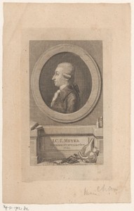 Portret van Johann Carl Friedrich Meyer