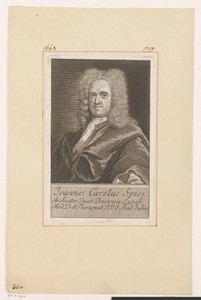 Portret van Johann Carl Spies