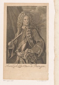 Portret van Johann Carl von Thüngen