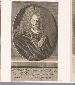 Portret van Johann Casimir II, Reichsgraf Kolbe van Wartenberg