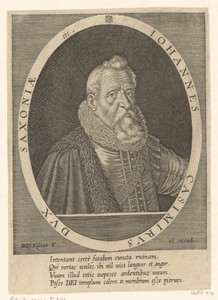 Portret van Johann Casimir Saksen-Coburg