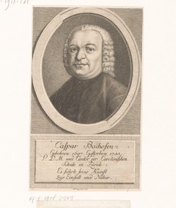 Portret van Johann Caspar Bachofen