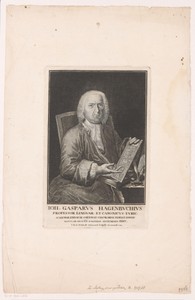 Portret van Johann Caspar Hagenbuch